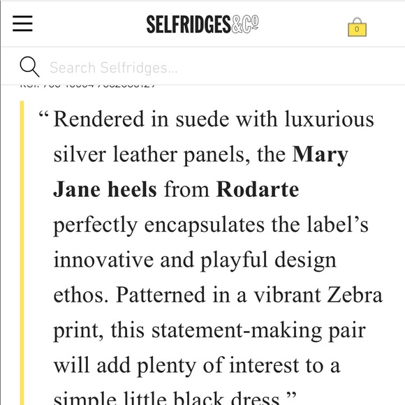 Brand new silver and black Rodarte Mary Jane heels - Picture 7 of 7